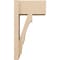 Ekena Millwork 8-in W x 14-in D x 26-in H Balboa Block Rough Cedar Woodgrain TimberThane Outlooker, Primed Tan OUTUR080X14X26BOA44RCPR - alternate 2